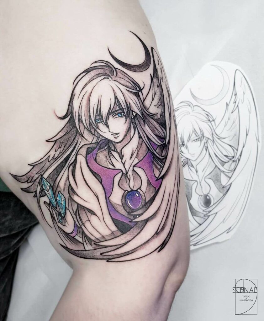The Gorgeous Yue The Guardian Tattoo