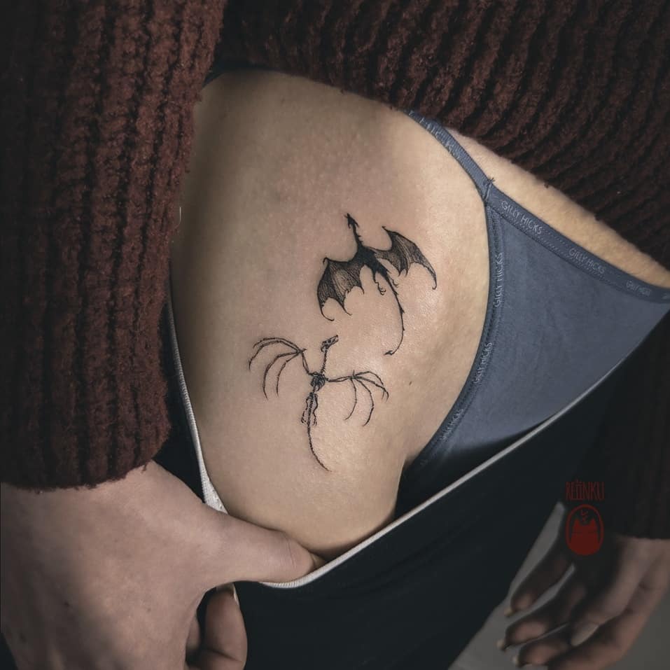The Gothic Dragon Tattoo Of Life And Death