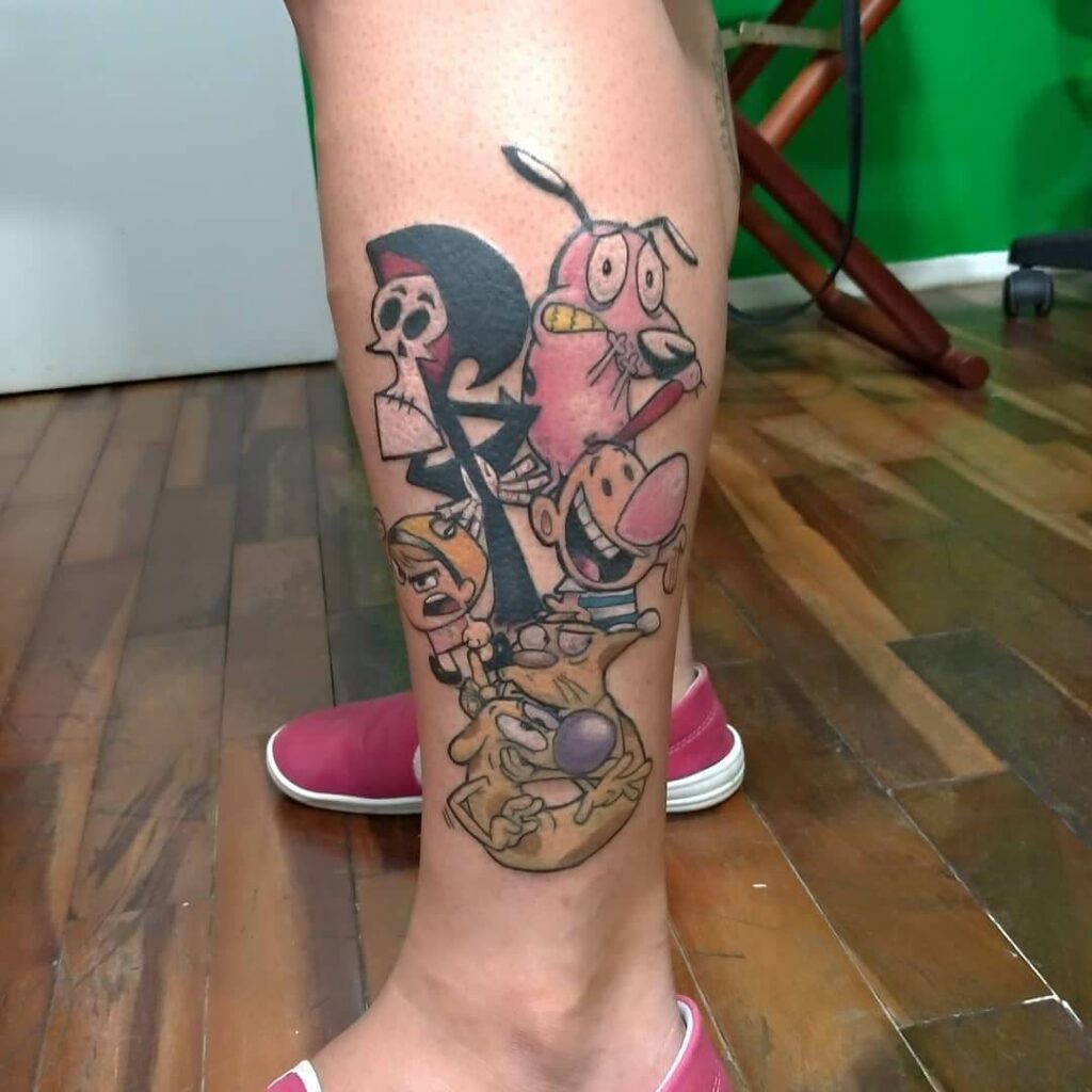 The Grim Adventures Tattoo for Cartoon Network Fans