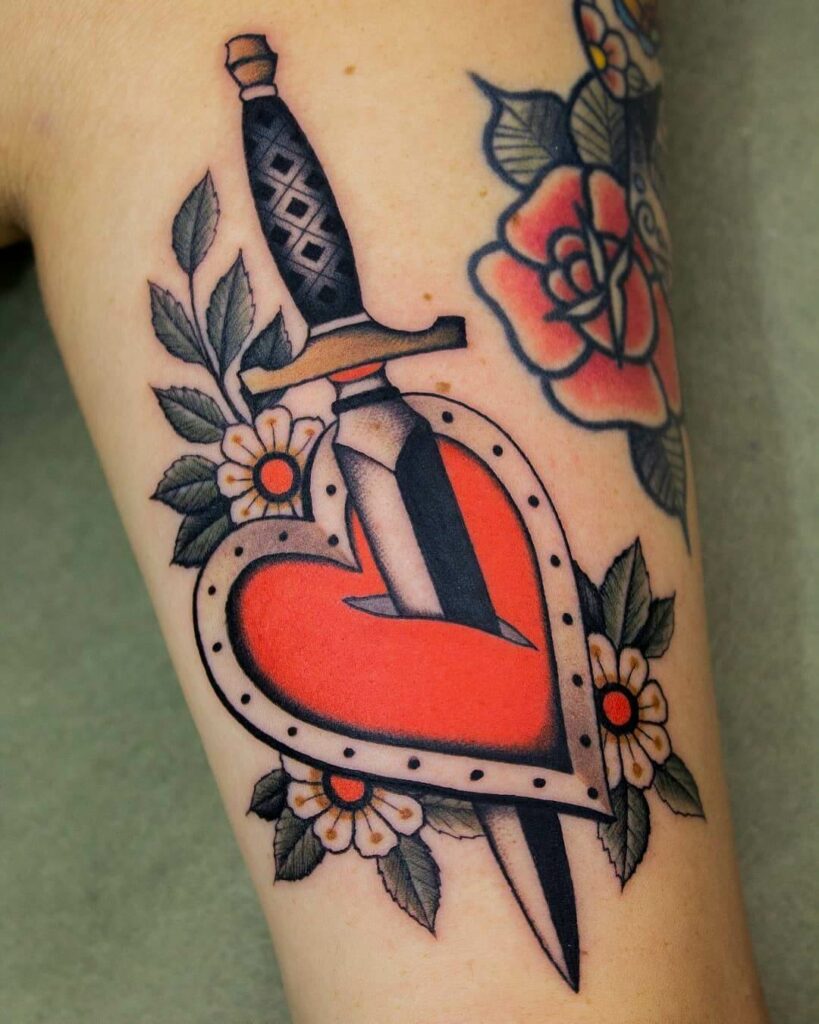 The Heart Dagger Tattoo