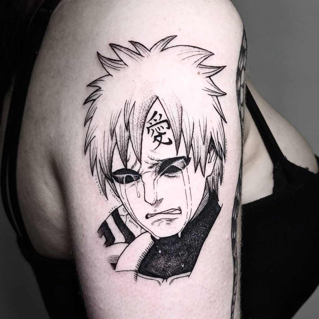 The Heartbreaking Gaara's Pain Tattoo