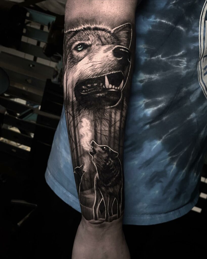 The Howling Dawn Tattoo