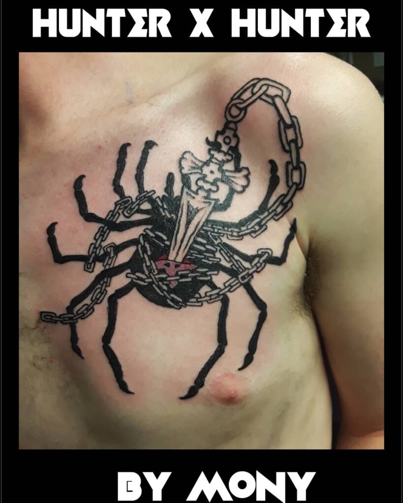 hunter x hunter tattoo spider neckTikTok Search