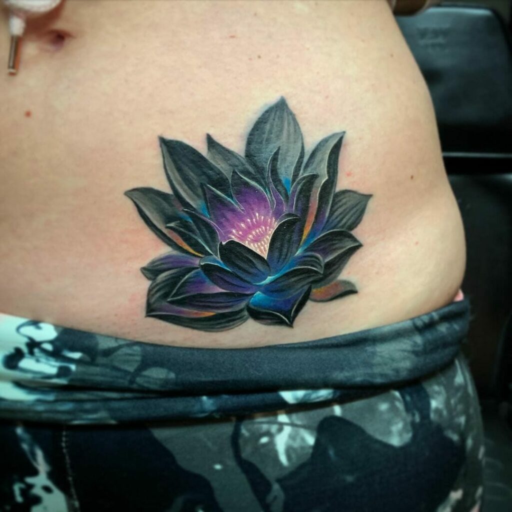 The Ironical Black Lotus Tattoo
