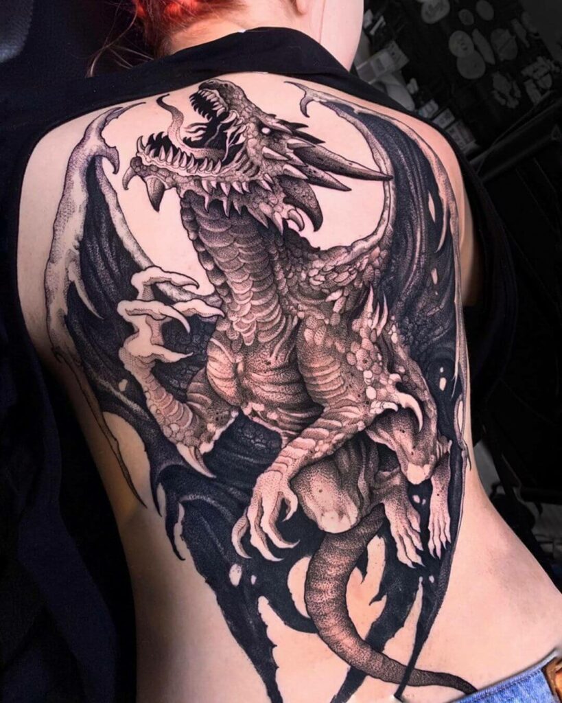 The Magnificent Classic Dragon Tattoo