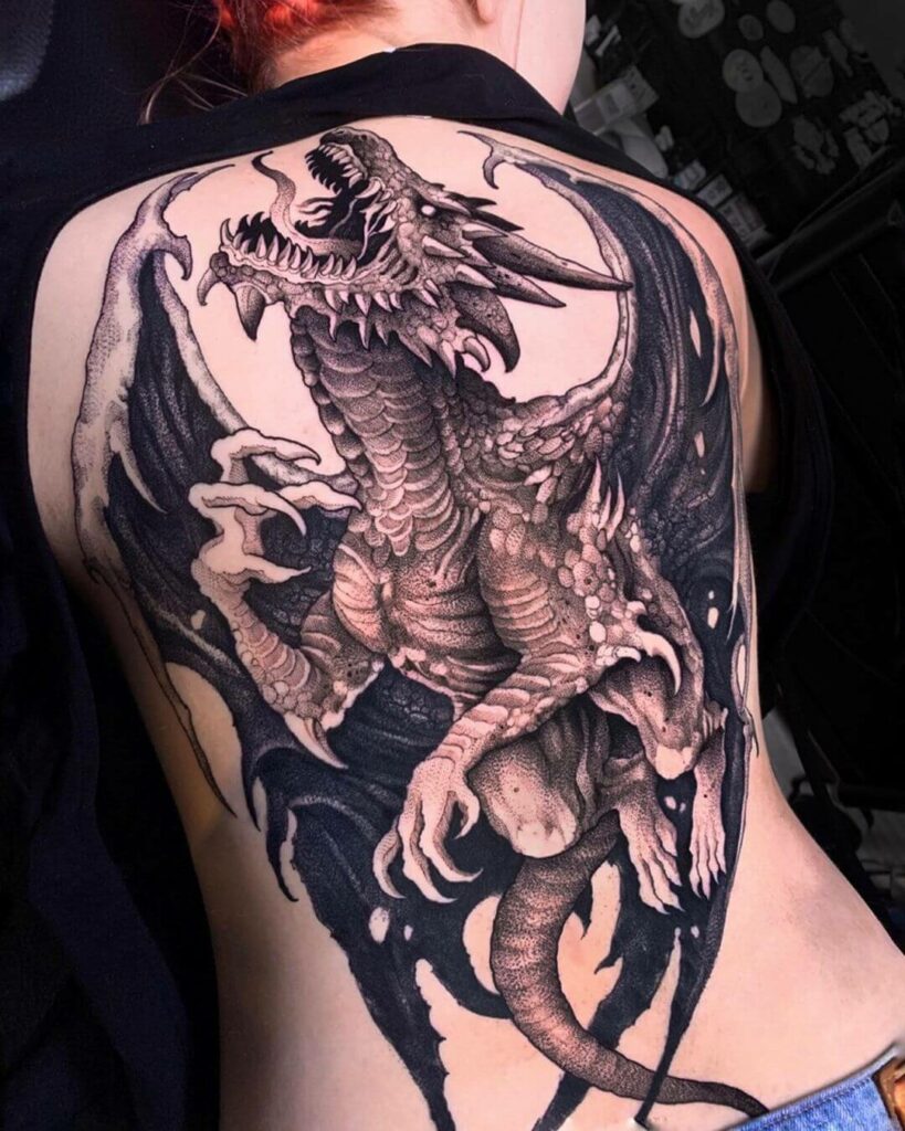 11+ Medieval Dragons Tattoo Ideas That Will Blow Your Mind!