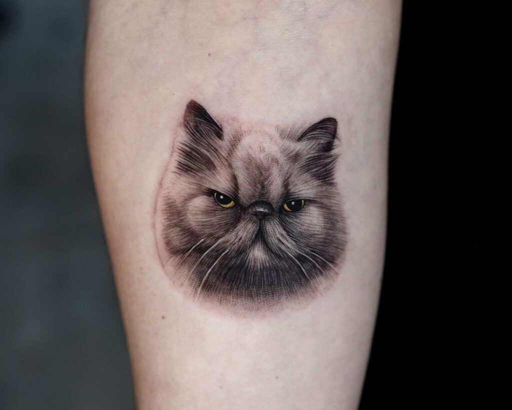 The Matching Cat Lover Tatoo