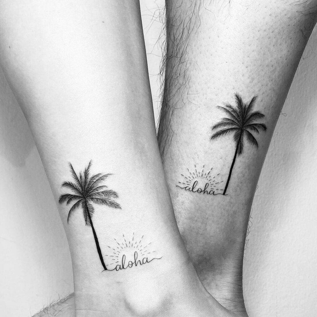 The Matching Simple Aloha Tattoos