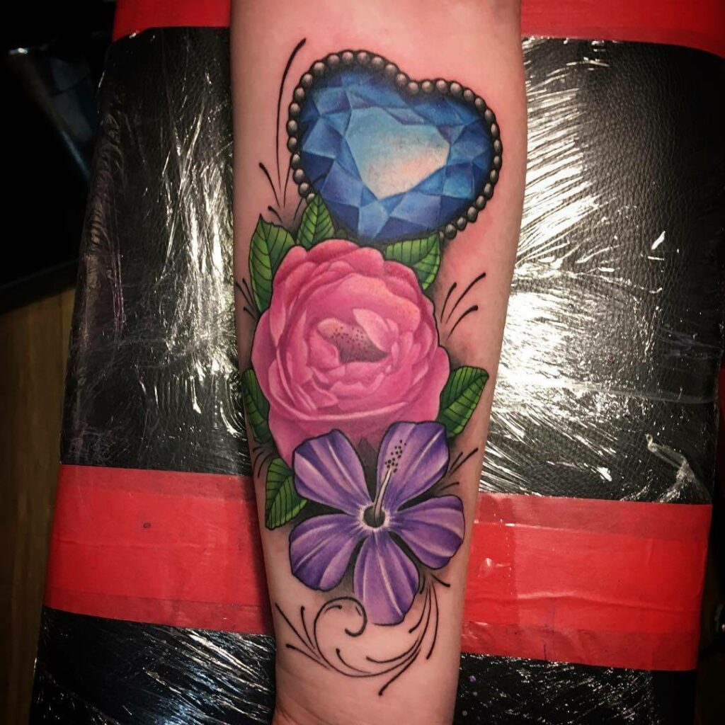The Rose Arm Tattoo with Vegan Ink