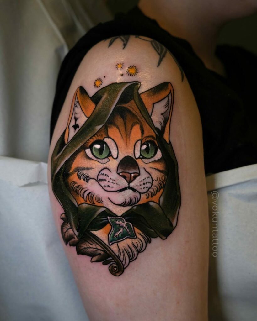 The Simple Cat Tattoo For Cat Lovers