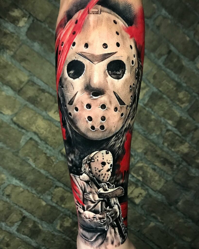 The Terrifying Jason Voorhees Taboo Tattoo