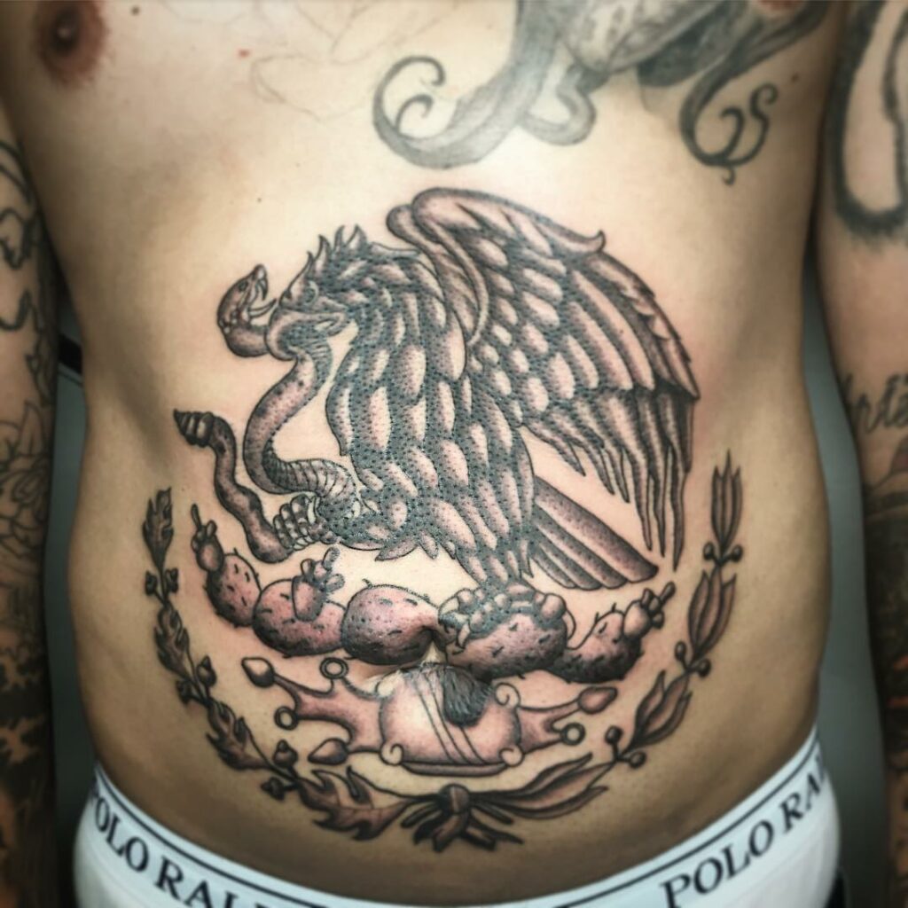 The Traditional Mexican Eagle Tattoo