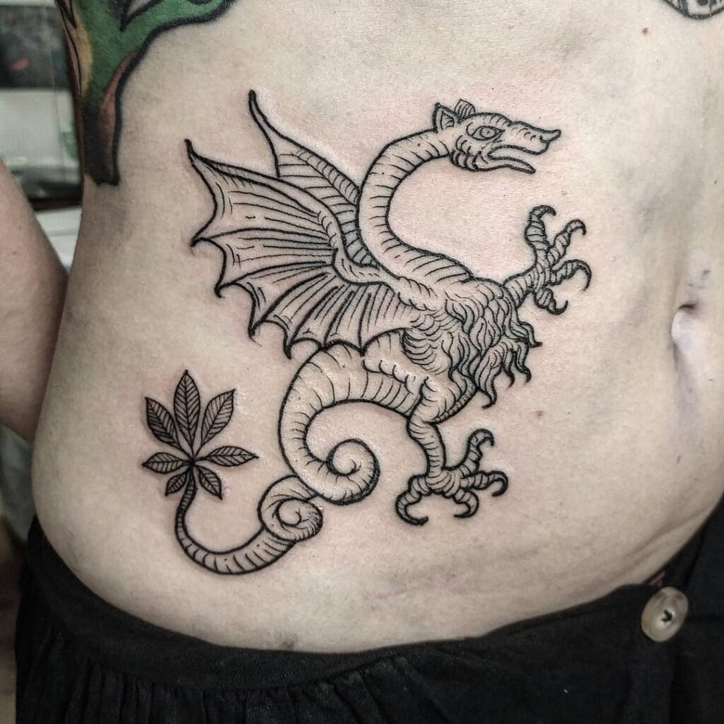 The Tribal Dragon Tattoo Designs Of Folklore And Art