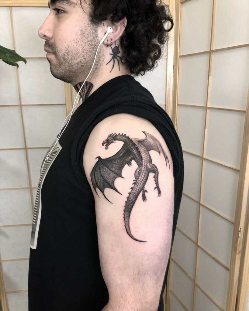 The Valiant Dragon Tattoos For Men