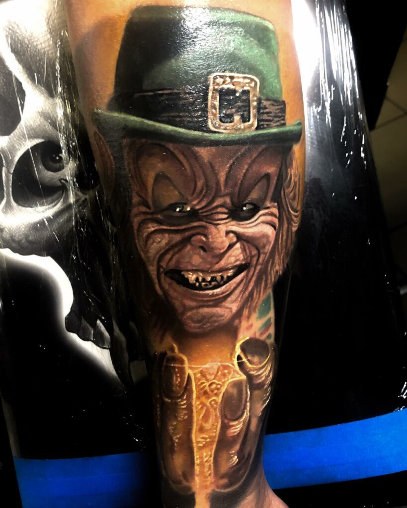 The Wicked Leprechaun Horror Taboo Tattoo