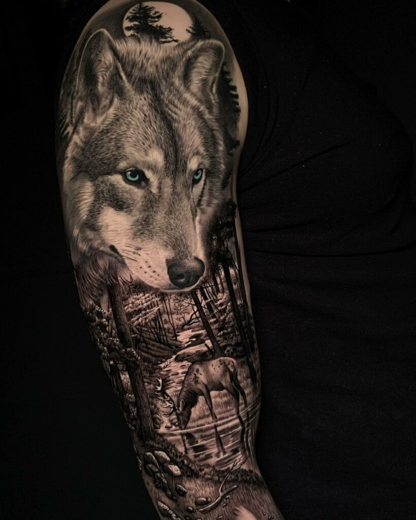 The Wolf & Prey Tattoo