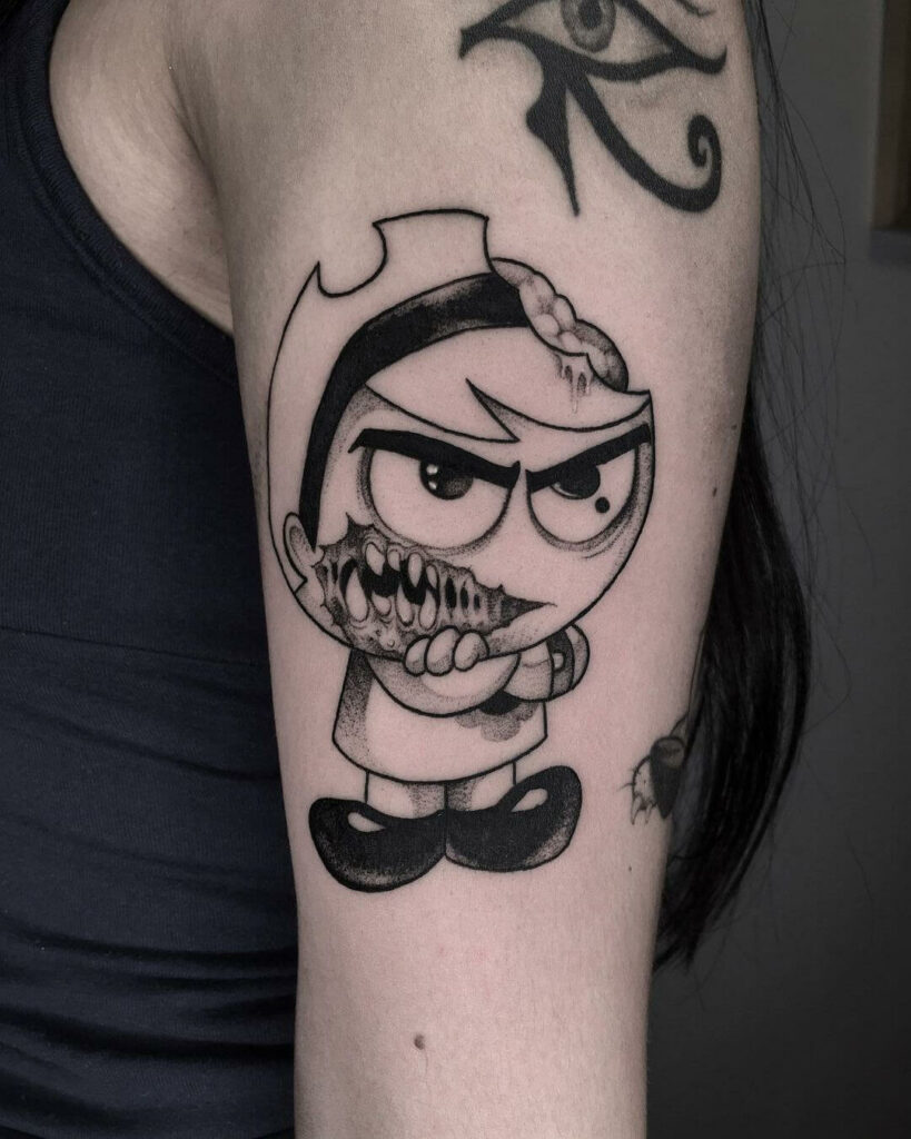 Enoc Tattoo  Grim adventures of billy and mandy Tel 7876133134 Horario  martes a viernes de 100pm a 430pm Ubicados en Aguada carretera 2 al  lado del restaurante Grandma antiguo Don quijote 