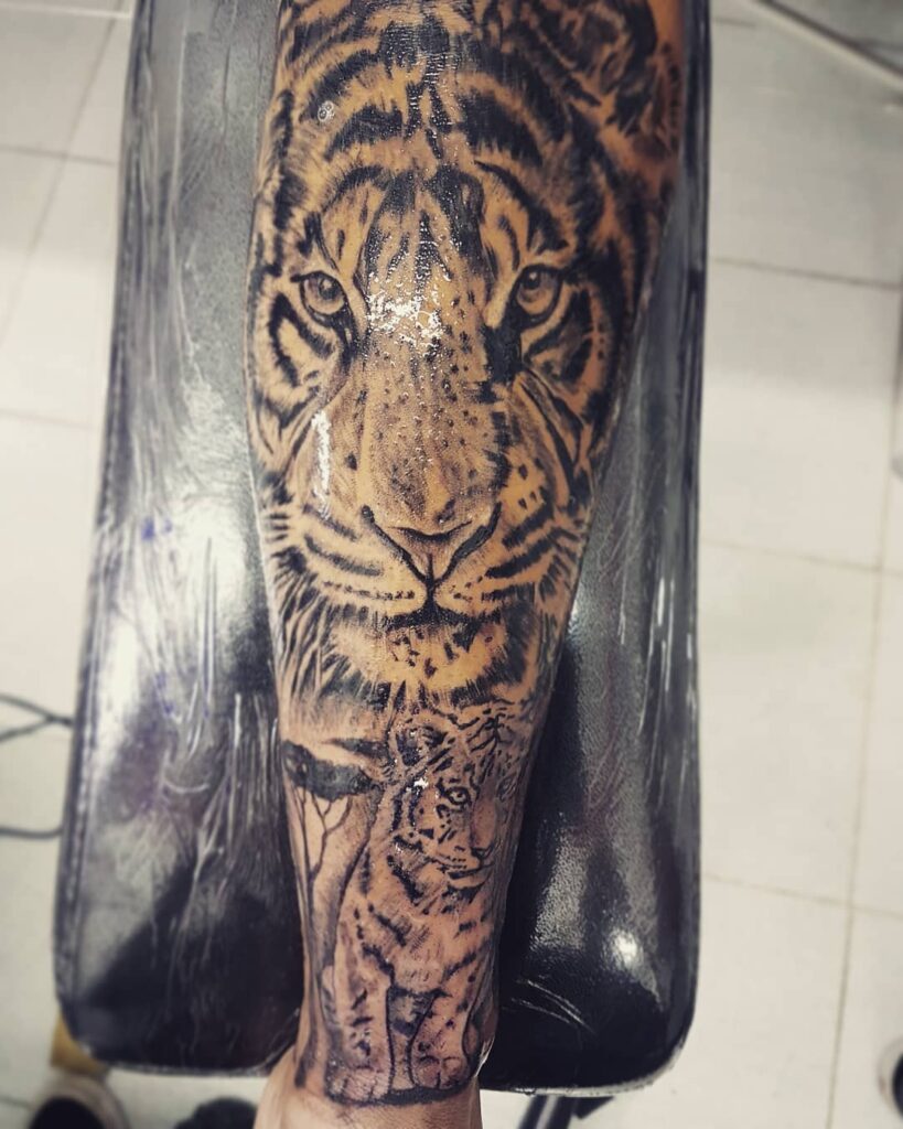 Tiger Face Tattoo Ideas