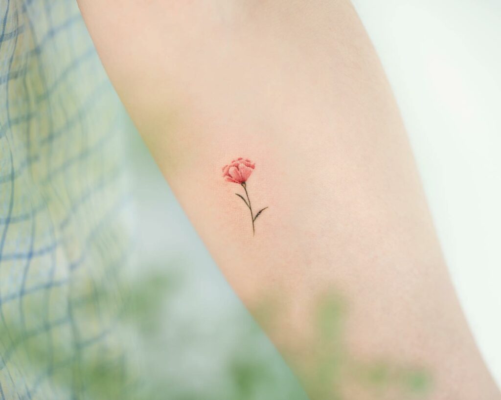 6. Carnation and Marigold Tattoos - wide 6