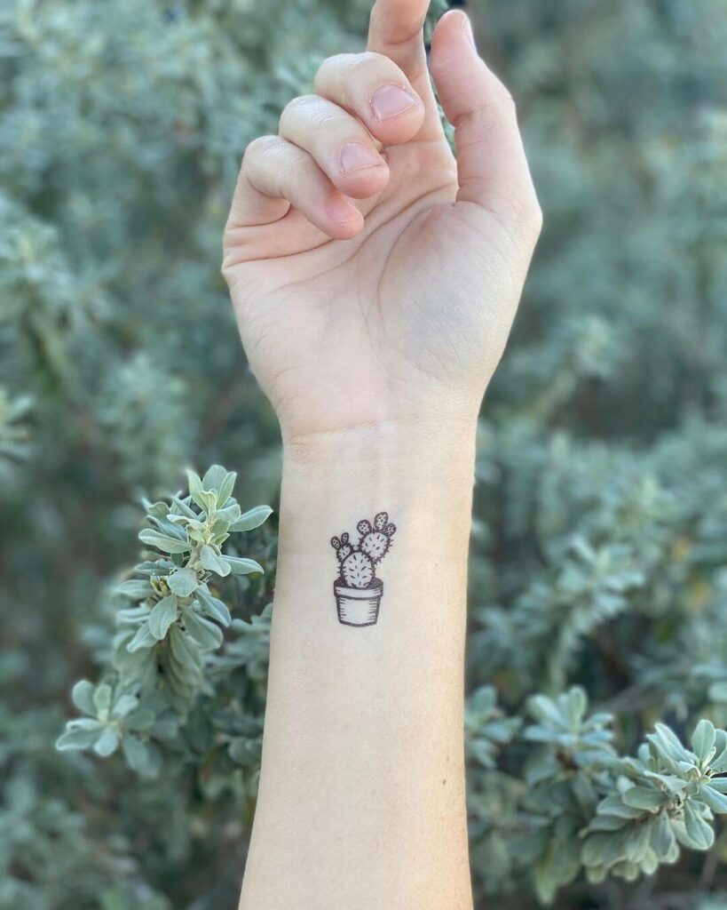 57 Succulent Tattoo Ideas Small Simple  Minimalist Style  Tattoo Glee