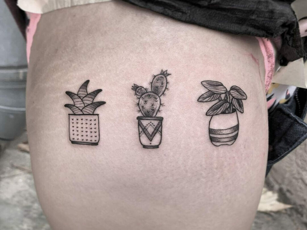 8. Tiny Succulent Tattoo Ideas - wide 2