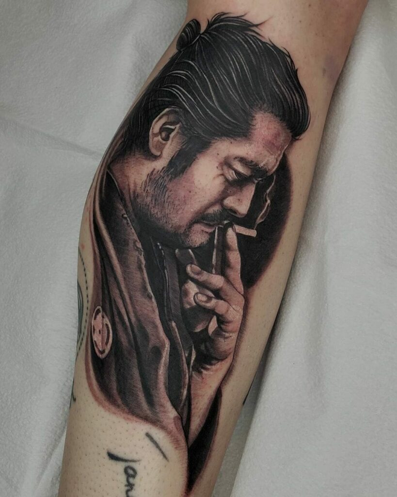 Toshiro Mifune Samurai Tattoo