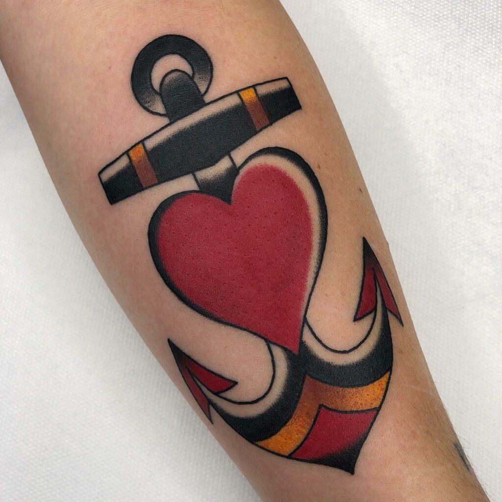 Traditional Anchor Tattoo