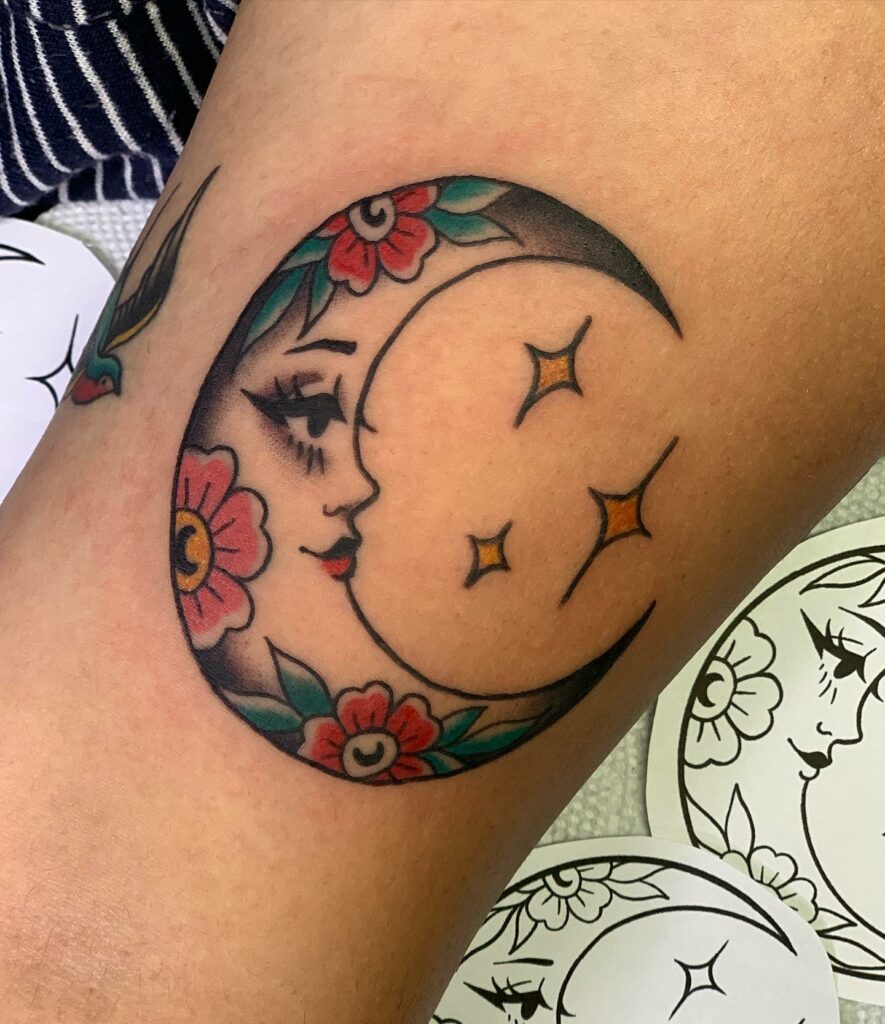 11+ Meaningful Moon And Stars Tattoo Ideas That Will Blow Your Mind!