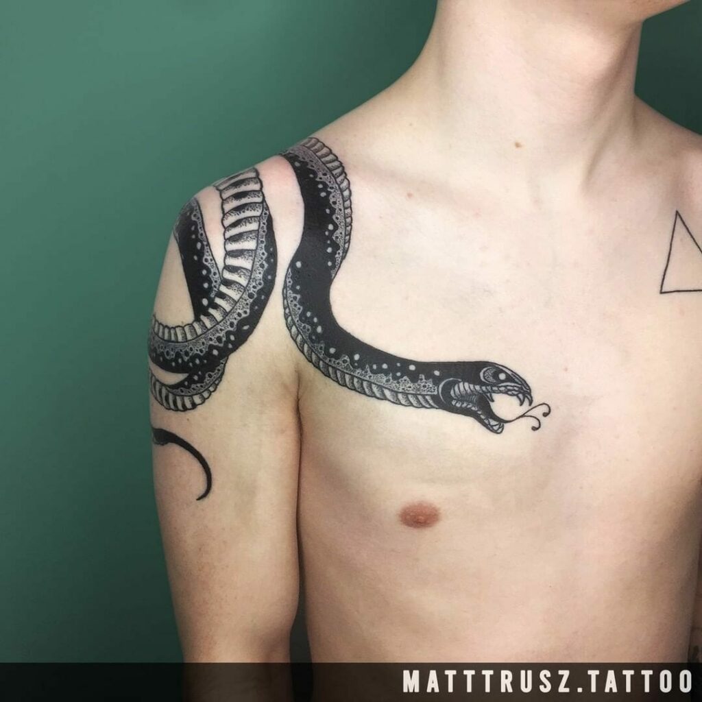 Snake  Rattlesnake Tattoo Flash Blackandgray snake transparent  background PNG clipart  HiClipart