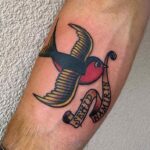Traditional Sparrow Tattoo