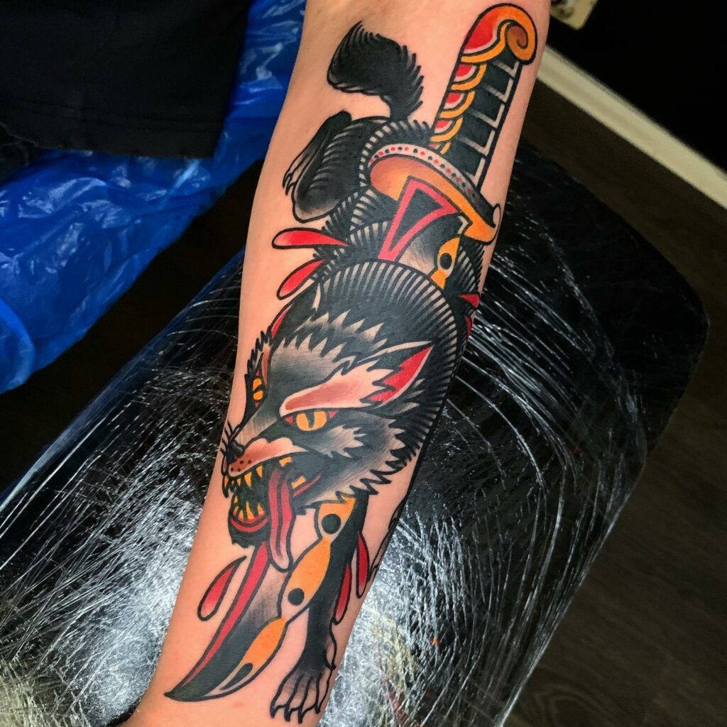 Bloody Wolf Tattoos to Eat Your Heart out  Tattoodo