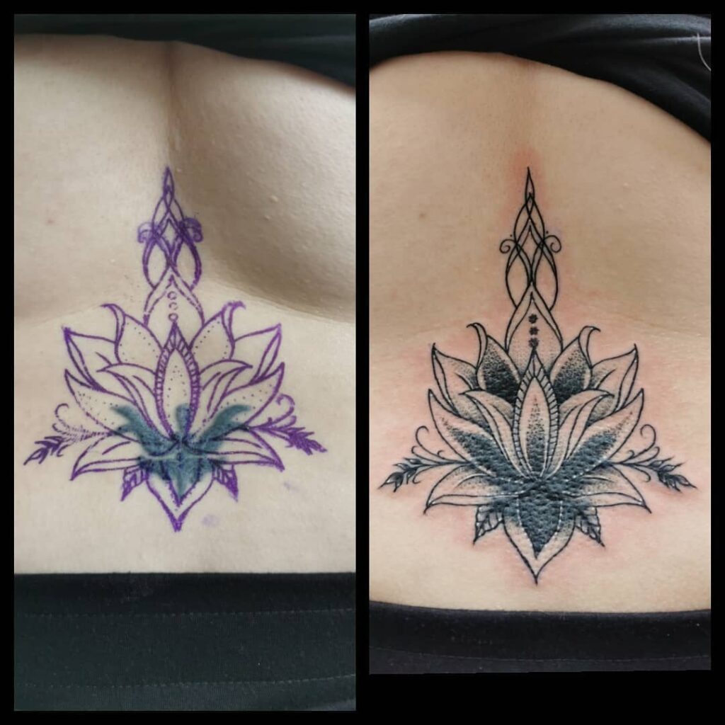 Tribal Flower Cover Up