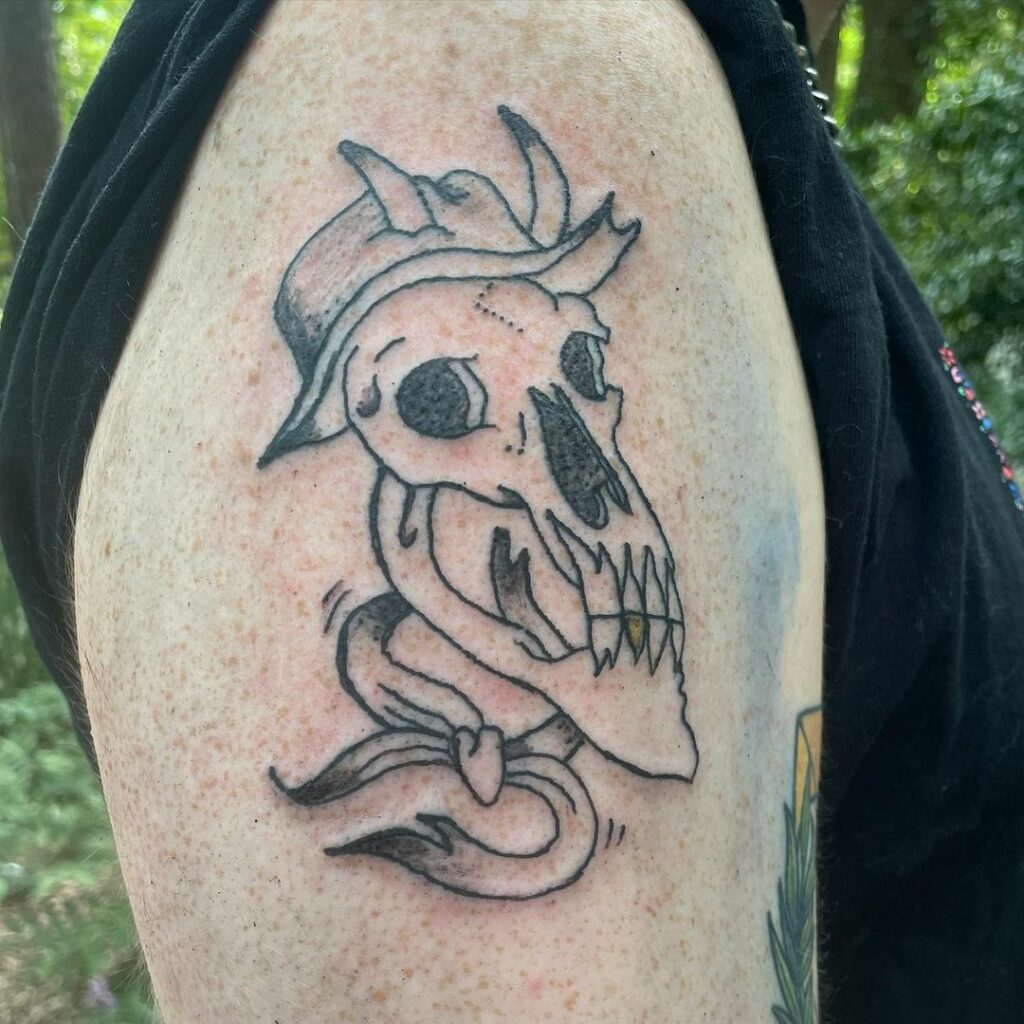 Unconventional Cow Skull Tattoos
