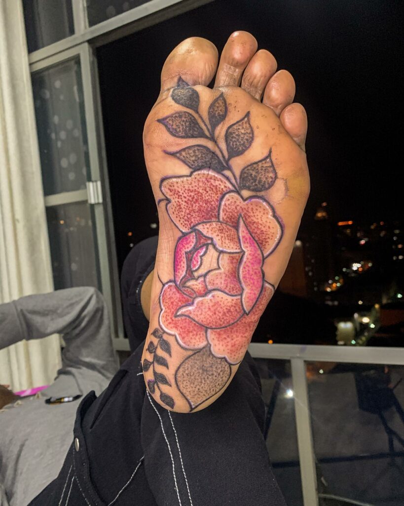 Unique Foot Tattoos For Men On Sole