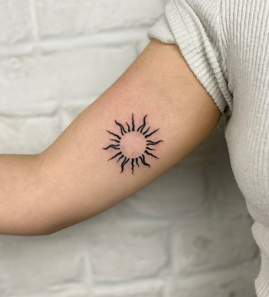 Top 67 Best Simple Sun Tattoo Ideas  2021 Inspiration Guide