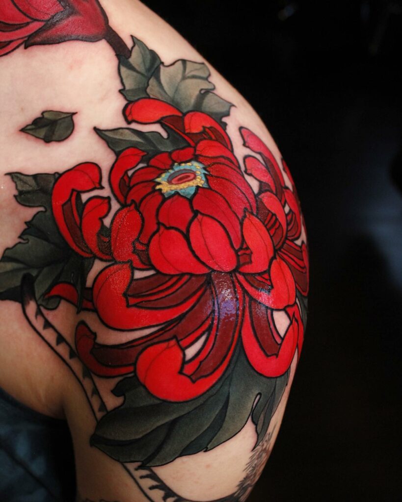 61 Colorful And Versatile November Birth Flower Tattoo Ideas