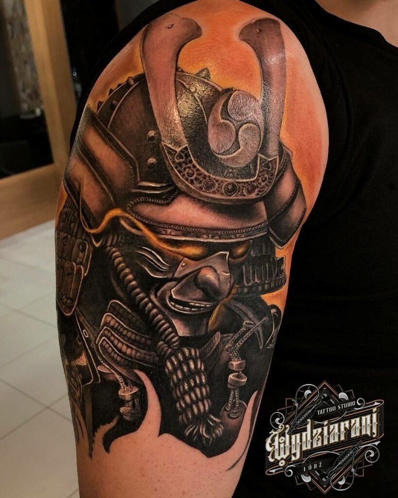 War Monstrous Tattoo Half Sleeve Tattoos