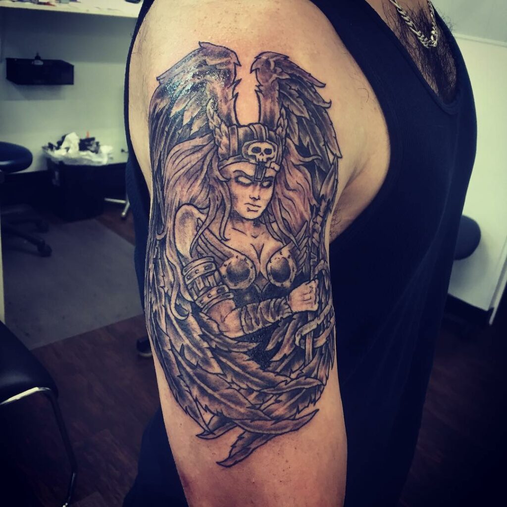 Warrior Angel Tattoo