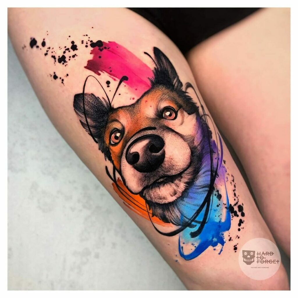 Dark Sanity Tattoo Studio  Wee abstract dog paw print for Terri thanks  mrsricky  Facebook