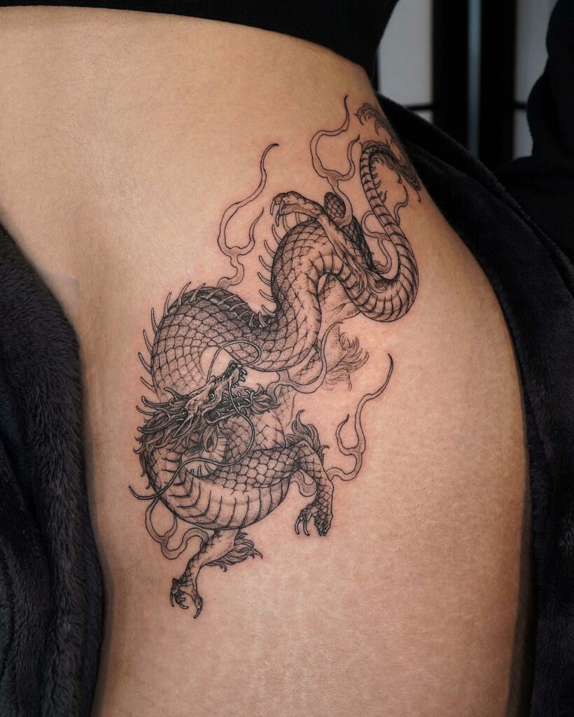 20 Mystical Dragon Tattoos and Their Meanings  by InkDoneRight  Medium