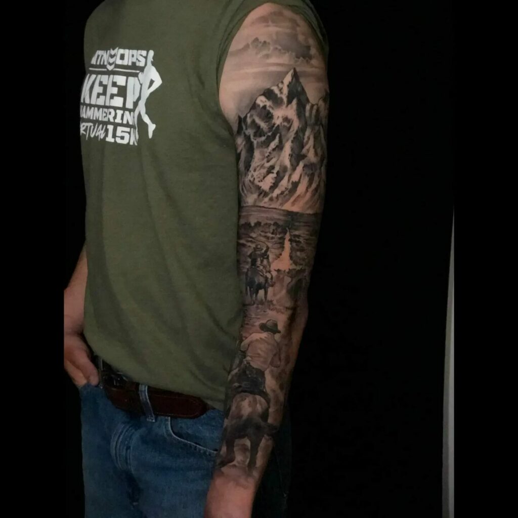 Western Tattoo Sleeve