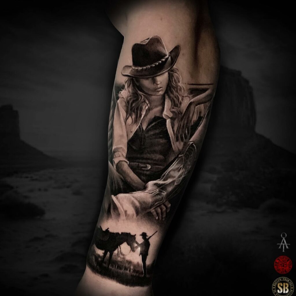 John Wayne  Deluxe Tattoo