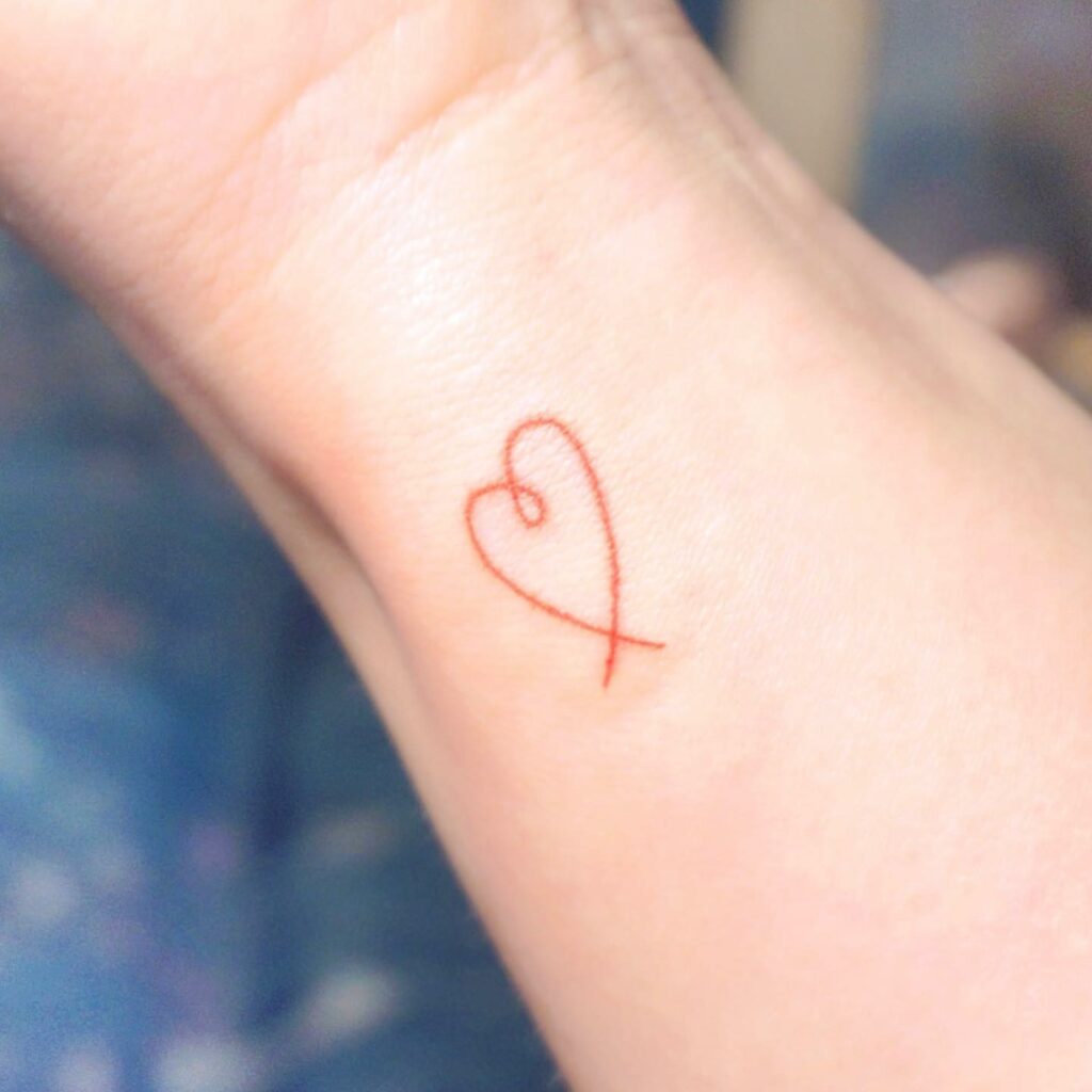 Buy Infinity Heart Temporary Tattoo Online in India  Etsy