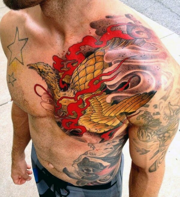 Amazing Mens Chest Tattoo