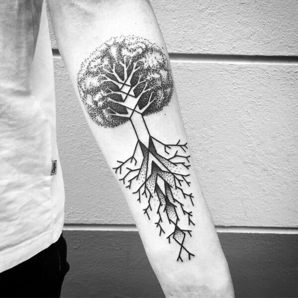 Cool Tree Tattoo