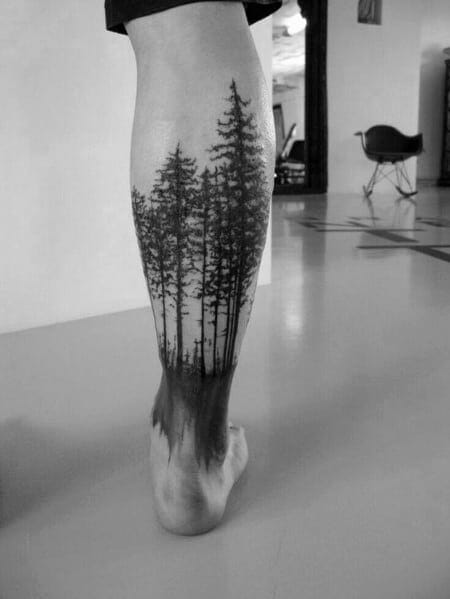 Raphaela Miau  Palm tree tattoo on the leg  Facebook