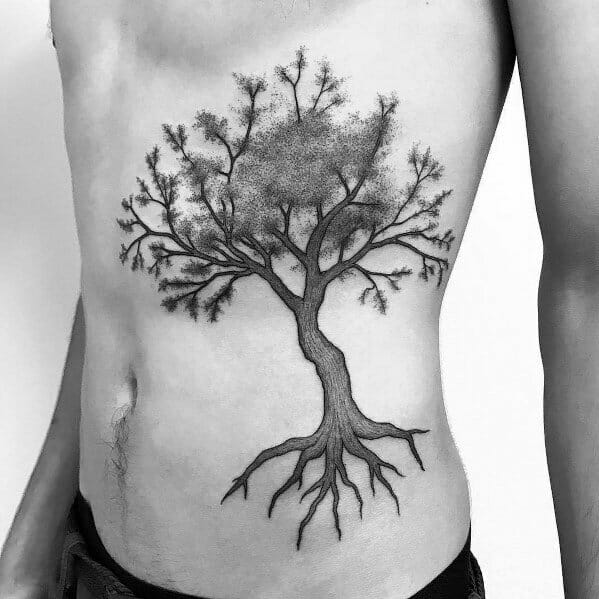 Tree Rib Tattoo