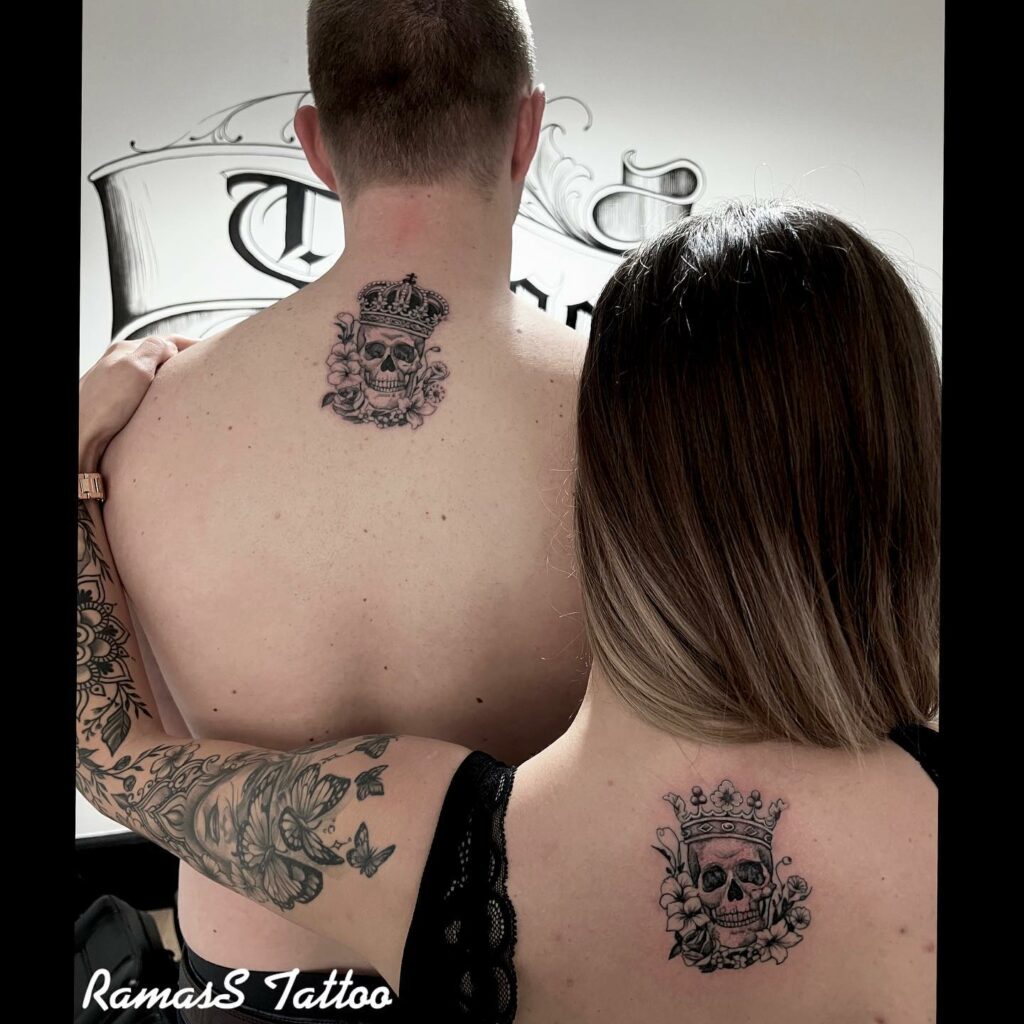 Skull Couple Tattoos