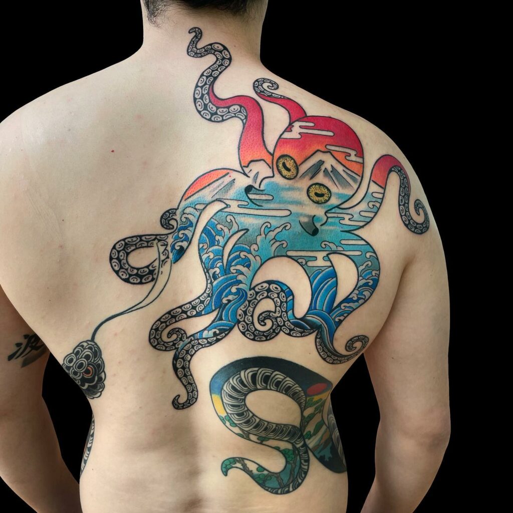 Premium Vector  Octopus with anchor sketch sea kraken squid holding ship  anchor octopus navy tattoo vintage design