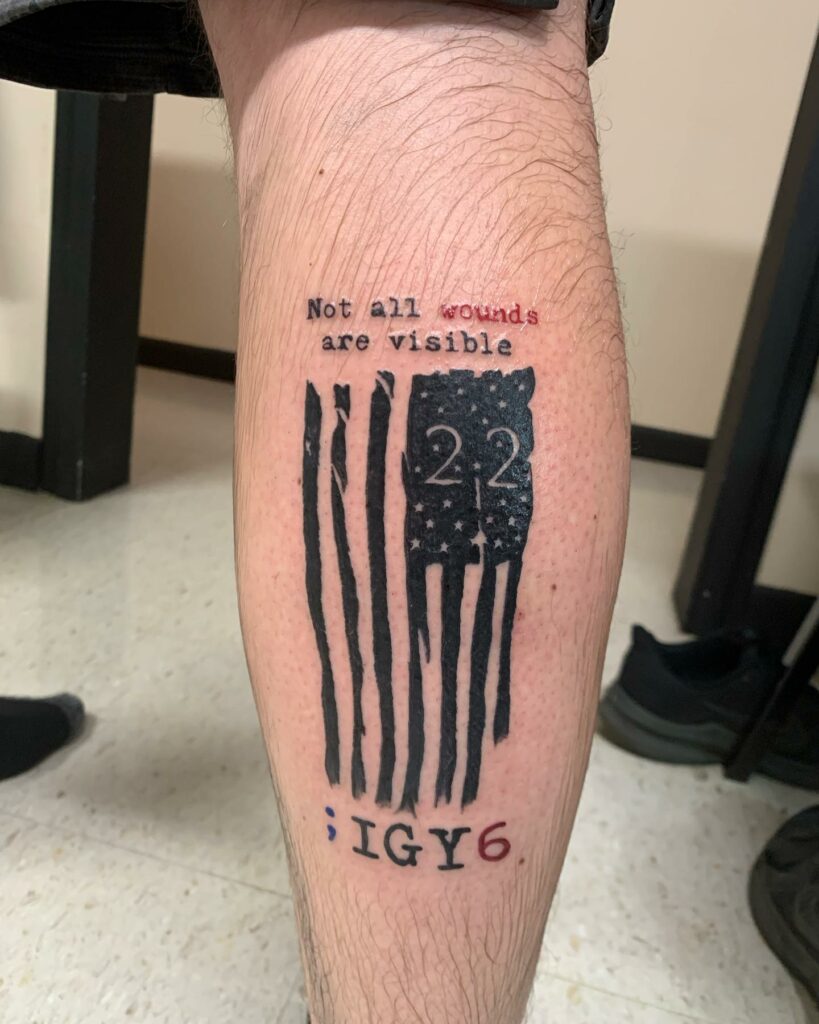 American Flag IGY6 Tattoo